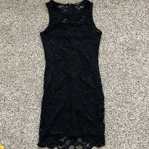 Ambiance black lace dress- Size S
